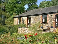 Each cottage is light and airy with south facing stone terraces and wondeful views down the Irfon Valley