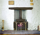 llwyn iago farmhouse fireplace