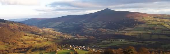 The Sugar Loaf is a mountain situated north-west of Abergavenny in Monmouthshire