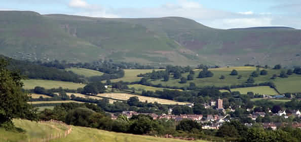 The small market town of Talgarth is located between Hay on Wye and Brecon