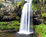 The spectacular Henrhyd Falls in the Brecon Beacons