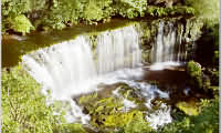 Sgwd Clun Gwyn Waterfall in the Brecon Beacons