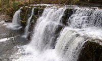 Sgwd-y-Pannwyr Waterfall near Pontneddfechan